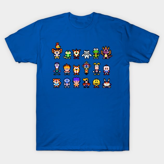 64-Bit Platformers T-Shirt by ImpishMATT